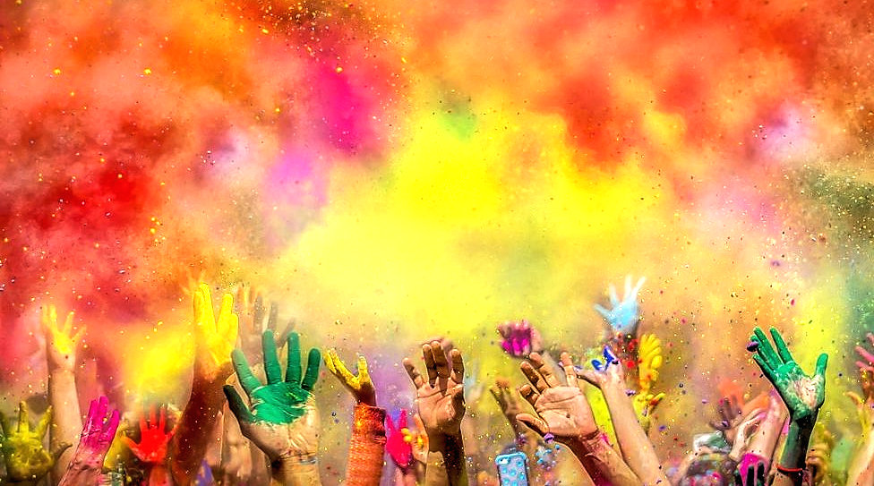 The Holi festival is colourful, fun and just a little bit messy…