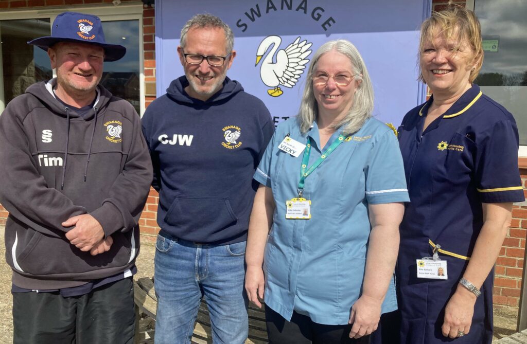 Lewis manning day hospice at Swanage Cricket Club