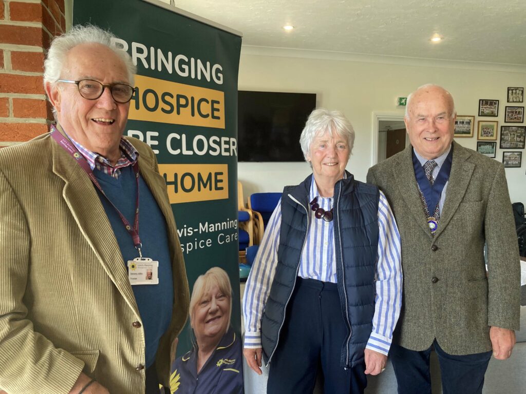 Lewis manning day hospice at Swanage Cricket Club