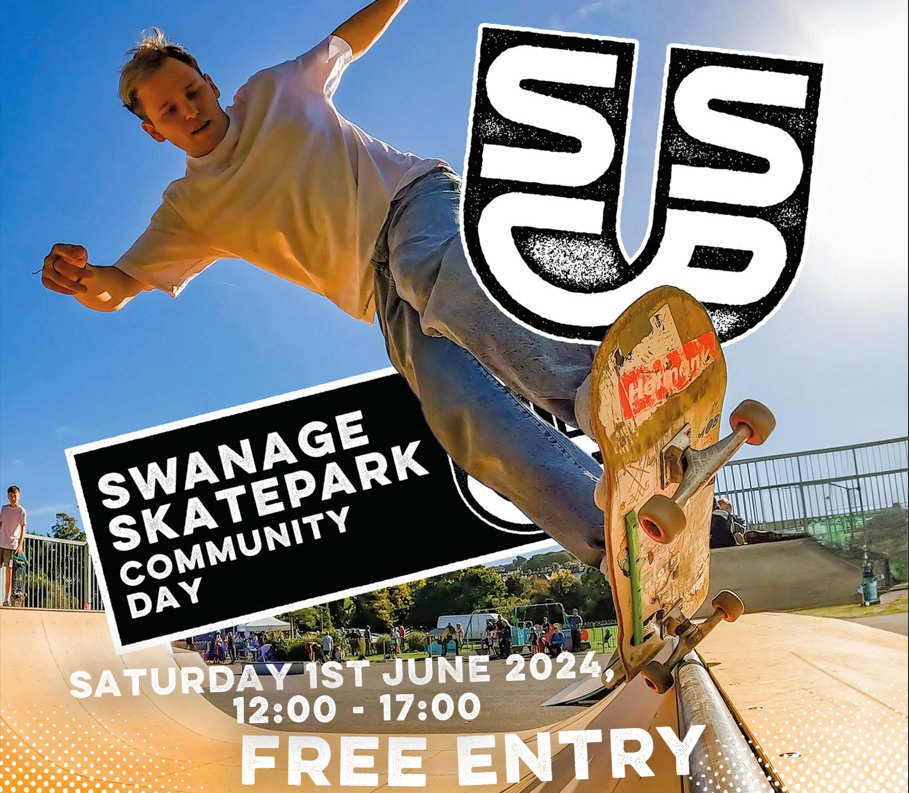 A pop-up skatepark will be built in Swanage for a free one-day community event in June