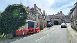 The Old Stables is due to be repaired - but it means three weeks of roadworks through Corfe Castle