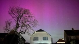 Northern Lights over Swanage