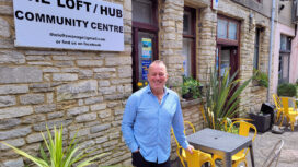 Purbeck Sounds station manager Graham Turner at the new studio in the Heart of Swanage